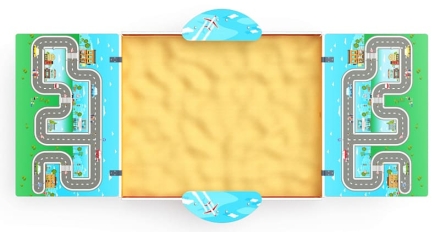 Песочница с крышкой средняя (Игра) - ИО 5.01.11-06, фото 5