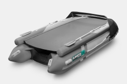 GLADIATOR E 380 X Expedition Светло-темносерый моторная лодка ПВХ, фото 3