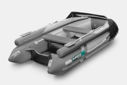 GLADIATOR E 380 X Expedition Светло-темносерый моторная лодка ПВХ, фото 2