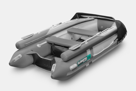 GLADIATOR E 380 X Expedition Светло-темносерый моторная лодка ПВХ, фото 2
