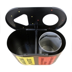 Урна для раздельного сбора мусора Город 2, 2 секции (2х48л), фото 5