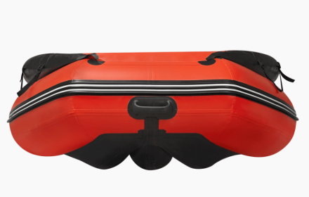 Моторная лодка ПВХ Фрегат 550 FM Jet (ФМ Джет) с фальшбортом Красный, фото 3