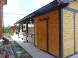 Навес для машин с хозблоком РУЗА Базовая комплектация, фото 4