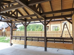 Навес для машин с хозблоком РУЗА Базовая комплектация, фото 5