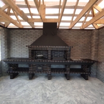 Печь Аристократ 736 Прямоугольный кирпич графитовый серый