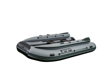 Лодка моторная ПВХ RiverBoats RB-390 (киль), фото 1