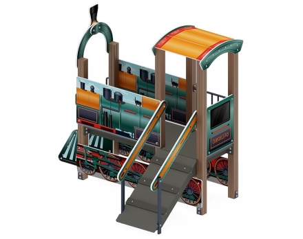 Игровая форма Поезд детства 3 цветной, фото 1