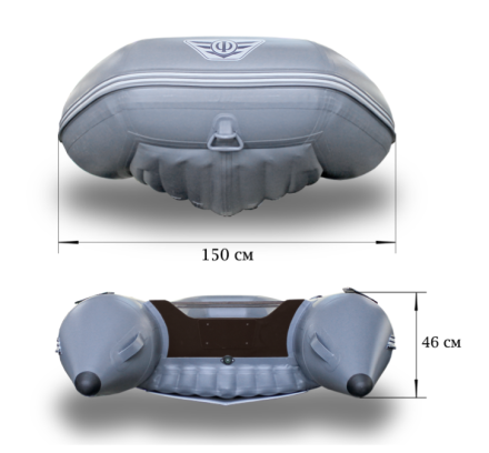 Лодка ПВХ Флагман 320 НДНД надувная под мотор, фото 3