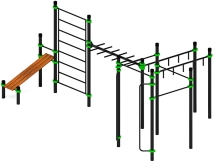 Воркаут ЛОВ 89 зеленый ВТ 101.14-02 Воркаут ЛОВ 89 зеленый ВТ 101.14-02