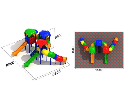 Детская игровая площадка Улитка 1.2, фото 2