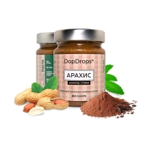 Шоколадная паста с арахисом и стевией, в стекле, 265г