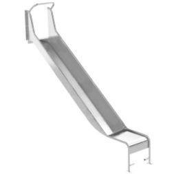 Горка из нержавеющей стали размером 2370х460 мм, фото 1