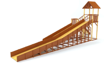 Зимняя горка Савушка Зима 9/2 (Махагон/сосна) Зимняя горка Савушка Зима 9/2 (Махагон/сосна)