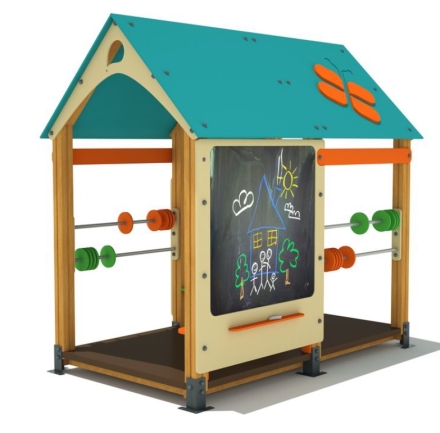 Домик Теремок тип 1 для детской площадки, фото 1