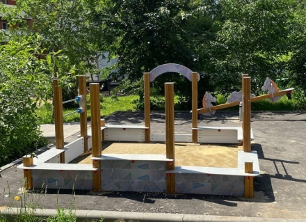 Песочный дворик Ривьера ПС104.00.1 для детской площадки, фото 4