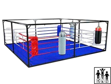 Ринг на объёмной раме ( Боевая зона 6х6м, монтажная площадка 7х7м) DNN, фото 1