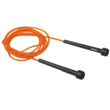 Скакалка "TORRES", трос из ПВХ, эргономичные ручки, средняя скорость вращения, оранжевая