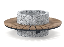 Скамейка «Соул» бетонная, габариты (см) - 210*210*80, вес - 800 кг Скамейка «Соул» бетонная, габариты (см) - 210*210*80, вес - 800 кг