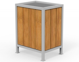 Урна с оцинкованным вкладышем Перфект 6, фото 2 Урна с оцинкованным вкладышем Перфект 6, фото 2