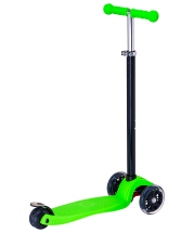 Самокат 3-колесный Snappy 3D, 120/80 мм, зеленый Самокат 3-колесный Snappy 3D, 120/80 мм, зеленый