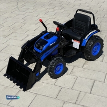 Электромобиль трактор с ковшом Harley Bella HL389-LUX синий