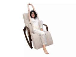 Массажное кресло качалка FUJIMO F2002 МСX Time2Chill Ivory (Tailor 2) Вишня, фото 17