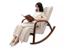 Массажное кресло качалка FUJIMO F2002 МСX Time2Chill Ivory (Tailor 2) Вишня