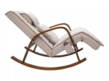 Массажное кресло качалка FUJIMO F2002 МСX Time2Chill Ivory (Tailor 2) Вишня