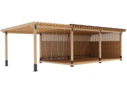 Навес-пергола с качелями Логис 6, фото 1