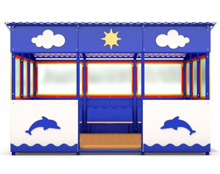 Теневой навес игровой Дельфин 13 м2, фото 2