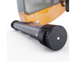 Велотренажер X-Bike DFC MBB с эспандерами, серо-желтый, фото 12