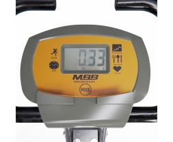 Велотренажер X-Bike DFC MBB с эспандерами, серо-желтый, фото 7