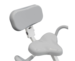 Велотренажер X-Bike DFC DavCreator, бело-голубой, фото 9