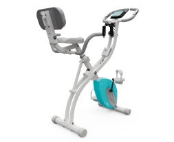 Велотренажер X-Bike DFC DavCreator, бело-голубой, фото 1