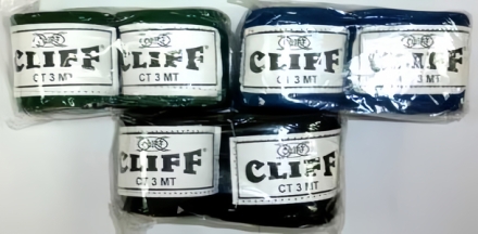 Бинт боксерский 3 м черный, фото 1