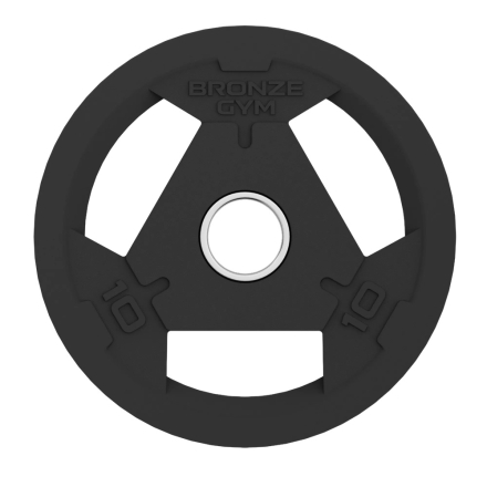 Диск олимпийский BRONZE GYM обрезиненный 10 кг, фото 2