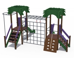 Детский игровой комплекс Джунгли Мадагаскар ДИО 02110, фото 4