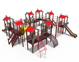 Детский игровой комплекс Городские кварталы Н-1200 ДИО 05056, фото 1