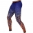 Компрессионные штаны Venum Tropical Blue/Orange