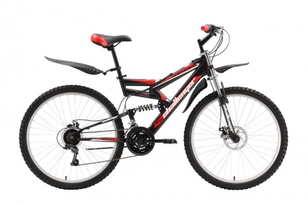 Велосипед Challenger Genesis Lux черно-красный 18&quot;, фото 1