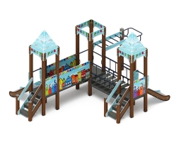 Детская игровая площадка Королевство (Коты) ДИК 1.15.08-21 H=750, фото 1 Детская игровая площадка Королевство (Коты) ДИК 1.15.08-21 H=750, фото 1