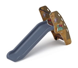 Горка пластиковая - ИО 42.01.05-05 - (серый скат) (Картонное королевство)H=900, фото 4