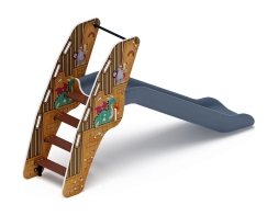 Горка пластиковая - ИО 42.01.05-05 - (серый скат) (Картонное королевство)H=900, фото 3