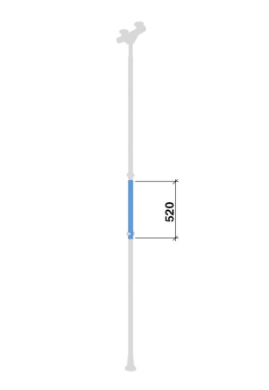 Вставка на стойку Романа ДСКМ ВО 92.82.00-21 оранжевый, фото 1