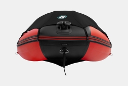 Gladiator C 400 AL ACTIVE Красно-черный моторная лодка ПВХ Алюминиевый пайол, фото 9