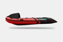 Gladiator C 400 AL ACTIVE Красно-черный моторная лодка ПВХ Алюминиевый пайол