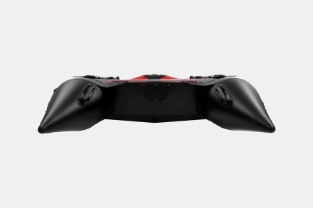 Gladiator C 400 AL ACTIVE Красно-черный моторная лодка ПВХ Алюминиевый пайол, фото 7