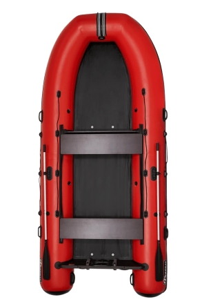 Моторная лодка ПВХ Фрегат 430 FM Light Jet/L/S (ФМ Лайт Джет/Л/С) Зеленый, фото 1