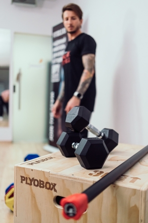 Гантель 47,5 кг гексагональная, фото 5