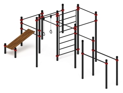 Воркаут 108 красный ВТ 12.23-01, фото 2 Воркаут 108 красный ВТ 12.23-01, фото 2